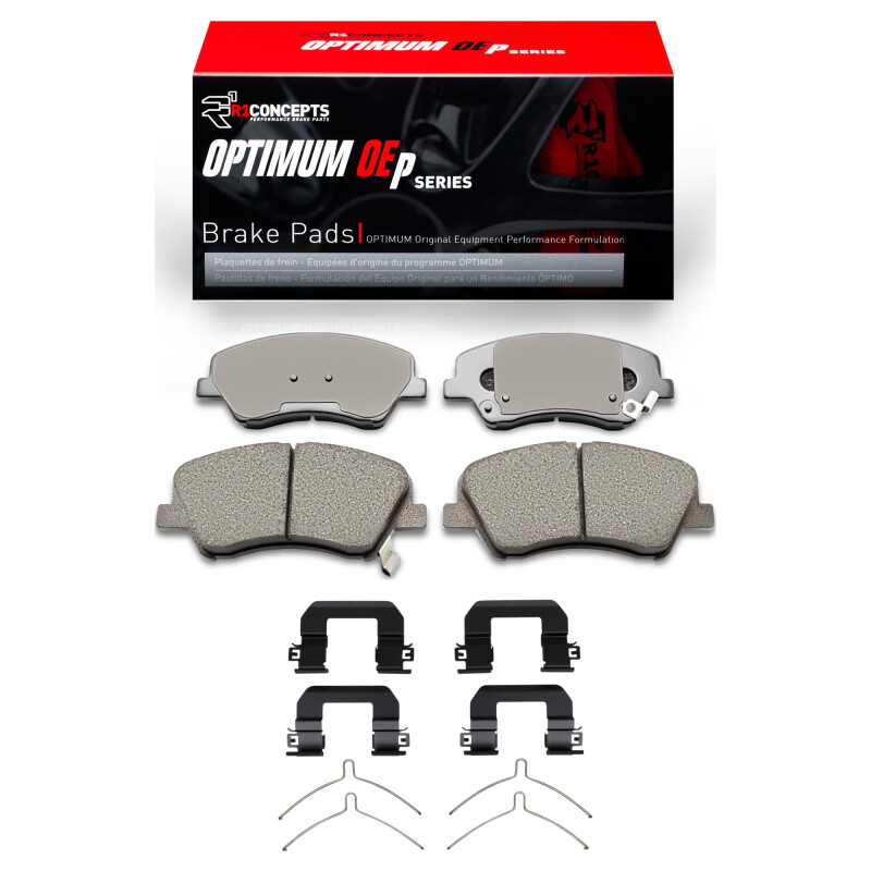 Hyundai Accent Brake Pads - Front - R1 Concepts - Optimum OE - `18-`23